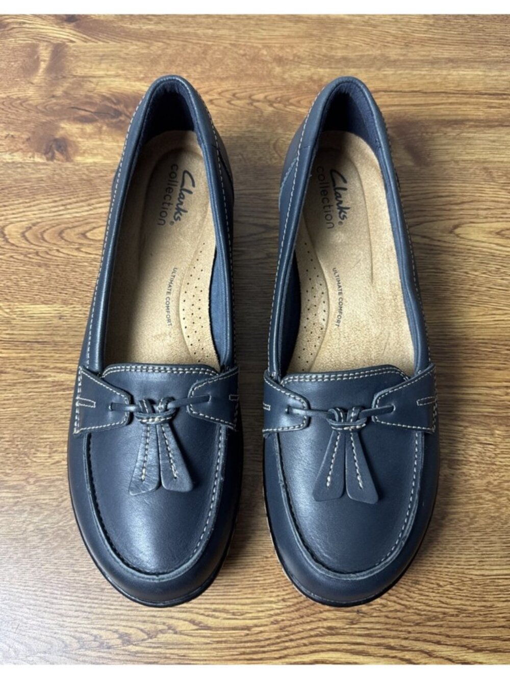Clarks Ashland Bubble Loafer Women's Slip On Blue Size 9 M